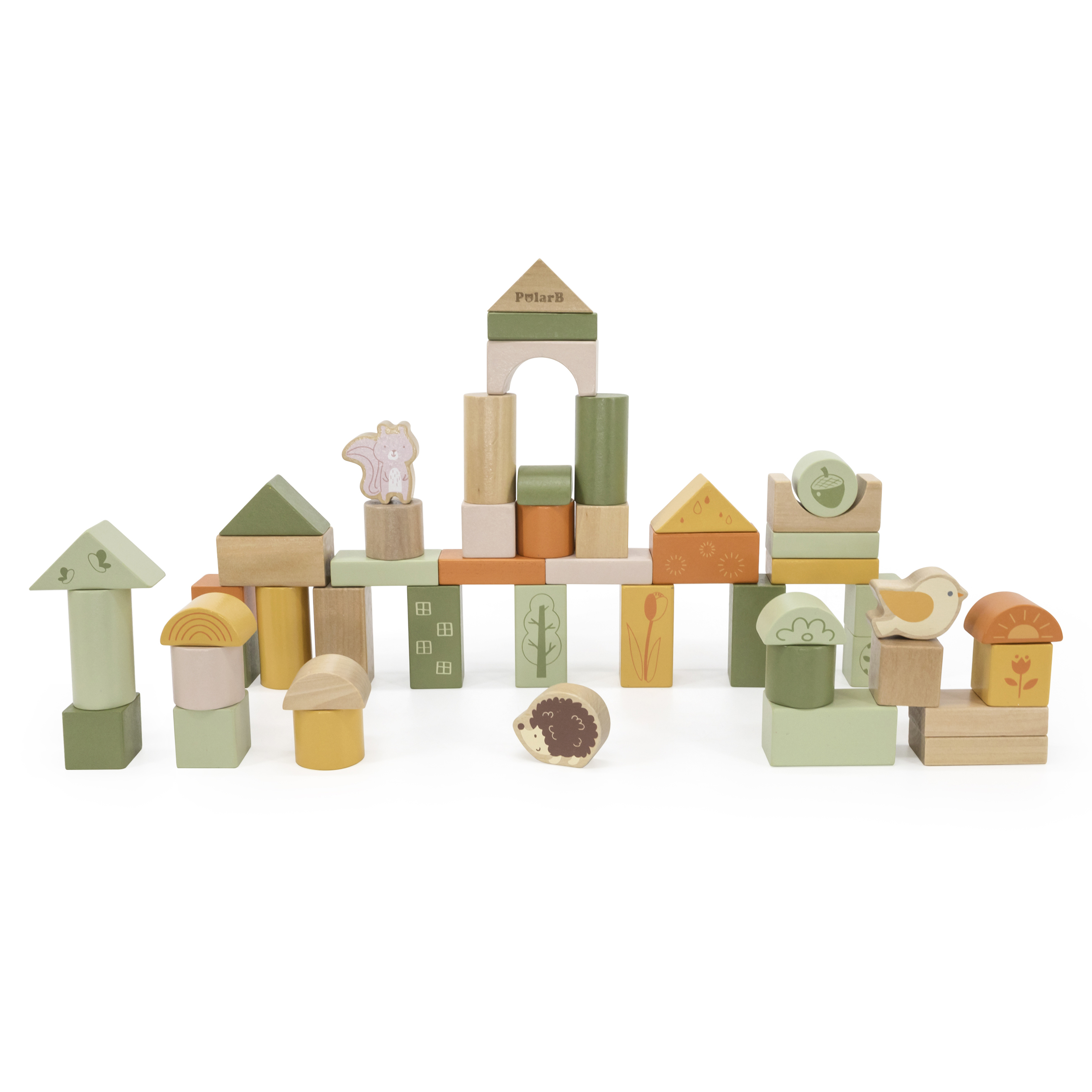 Holzklötze - 50-teilig