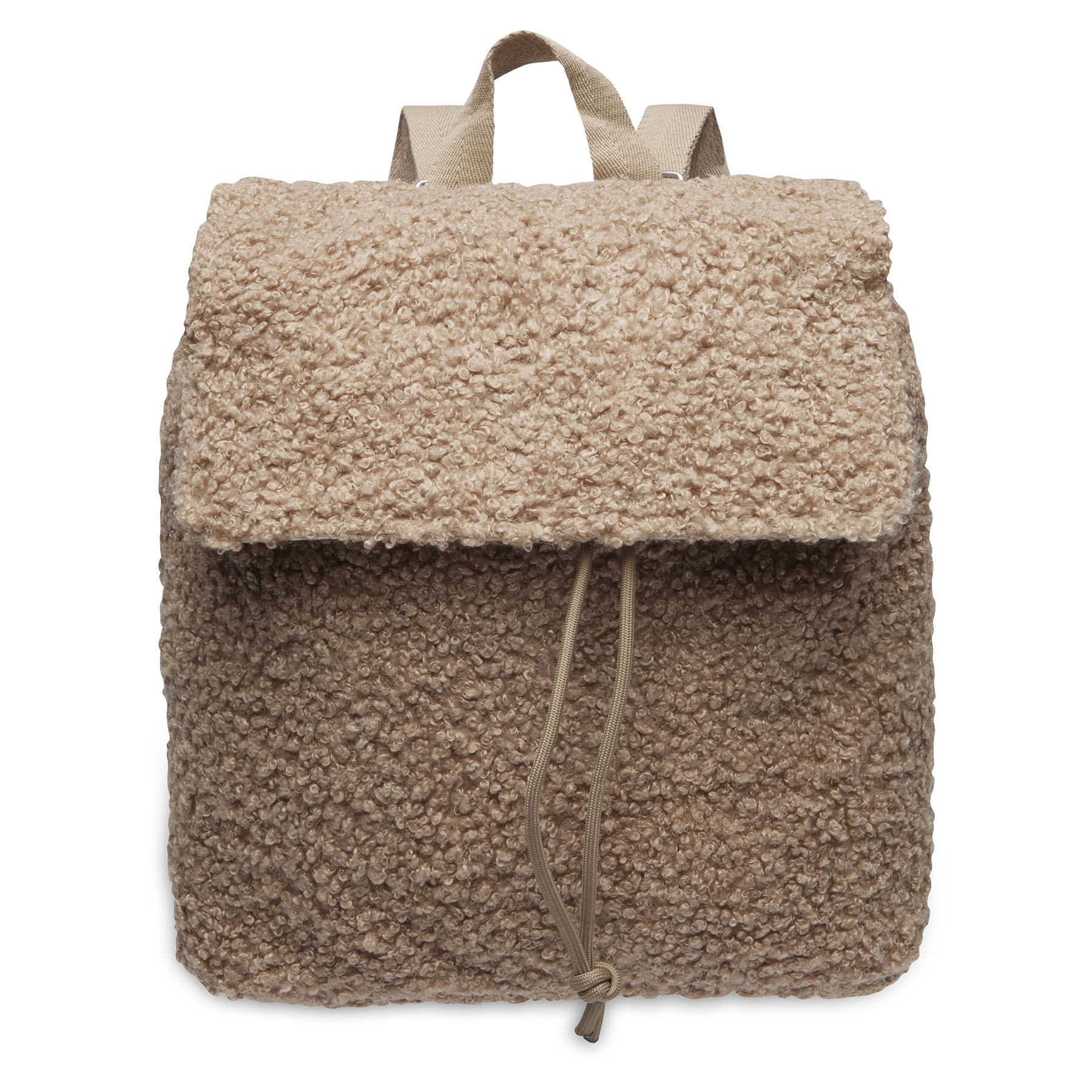 Rucksack mit Lasche Boucle - Biscuit