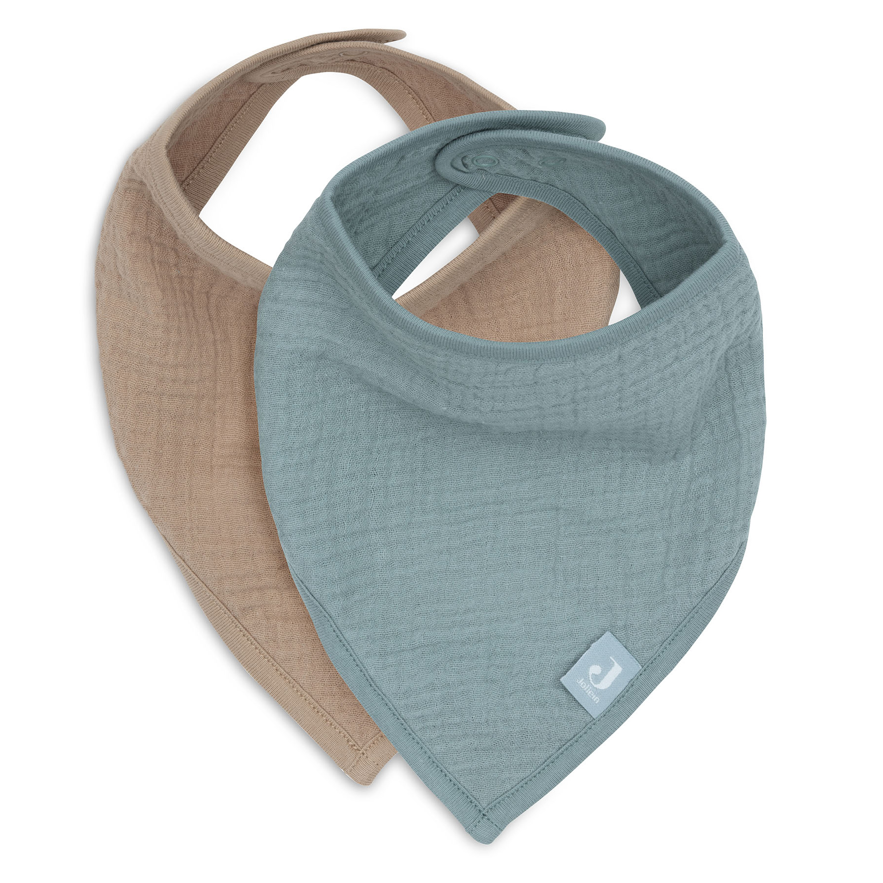 Sabberlätzchen Sea Green  / Biscuit - 2er-Pack