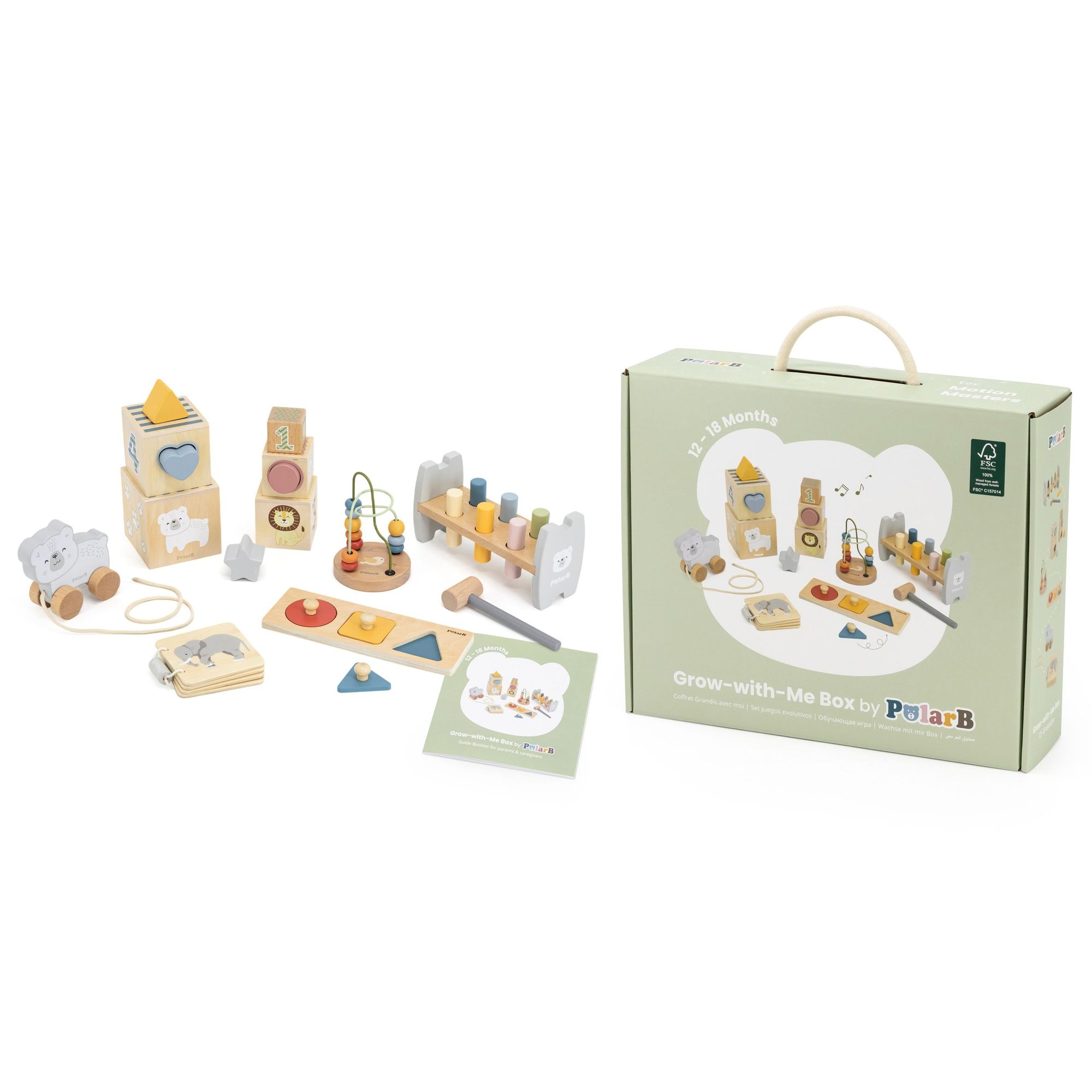 Montessori Spielbox für Kleinkinder (12–18 Monate) – Motorik & Geschicklichkeit fördern
