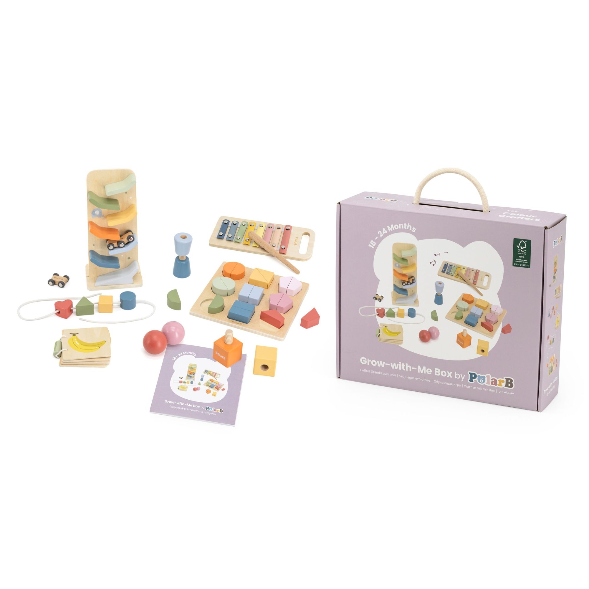 Montessori Spielbox für Kleinkinder (18–24 Monate) – Feinmotorik & Musik entdecken