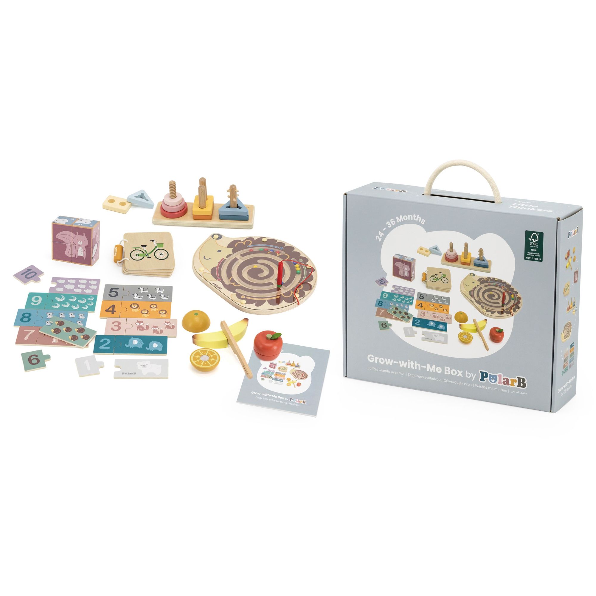 Montessori Spielbox für Kleinkinder (24–36 Monate) – Logik, Feinmotorik & Alltagsfähigkeiten