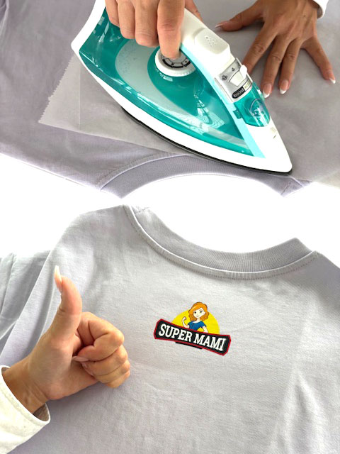 Applizieren mit dem Bügeleisen