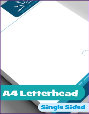 A4 Letterhead 1 side A4 Letterhead 1 side