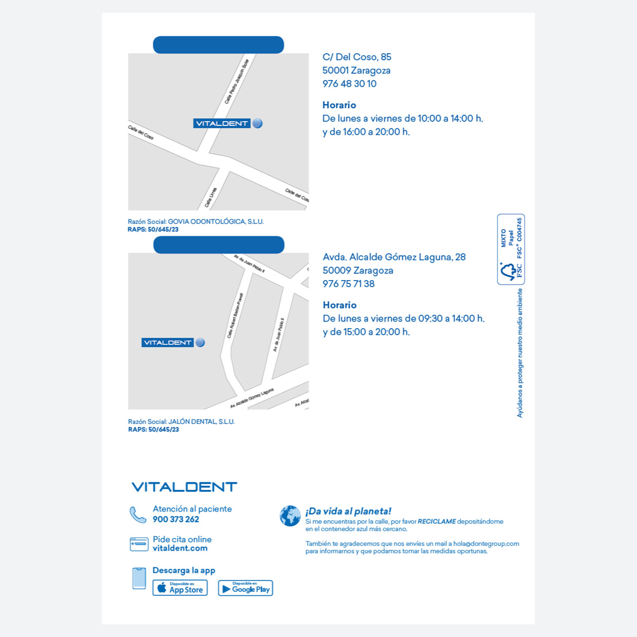 Clínicas Zaragoza III y V