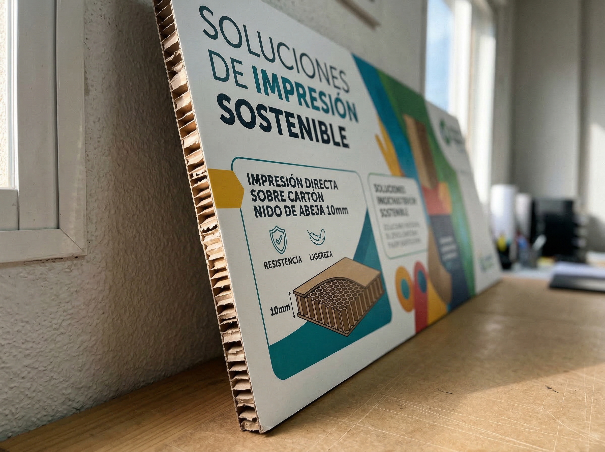 Cartón nido de abeja