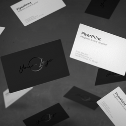 Cărți de vizită cu lac UV selectiv