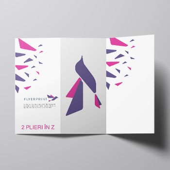 Pliante din A4 desfășurat 1
