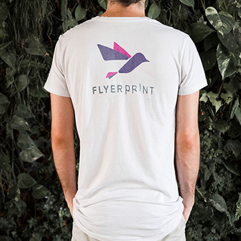 tricou barbat logo mare spate