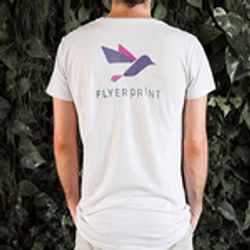 tricou barbat logo mare spate