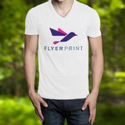 tricou barbat logo mare fata