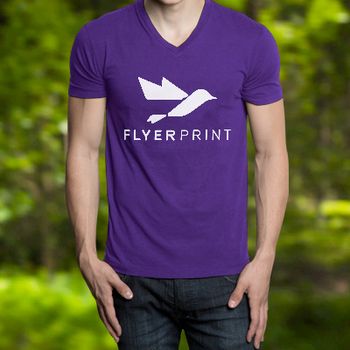 tricou barbat logo mare fata