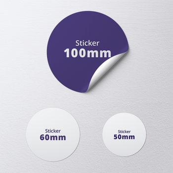 Etichete autocolante rotunde 1