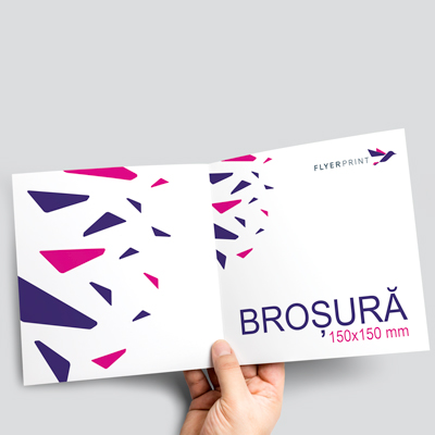 Broșură pătrată - 150x150 mm brosuri