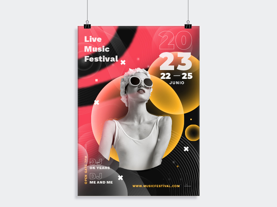 Cartel fotográfico y Foam