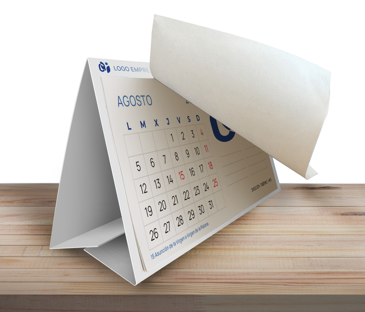 Calendario Mesa Block 1