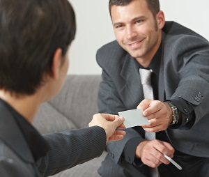 Business cards design building relationships