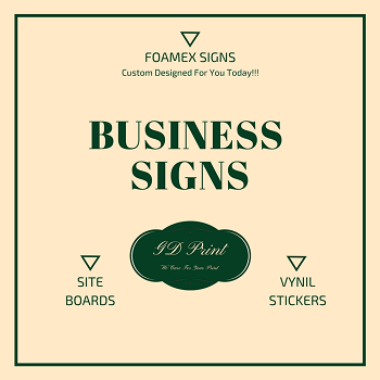 Order Business Signs printed for bournemouth