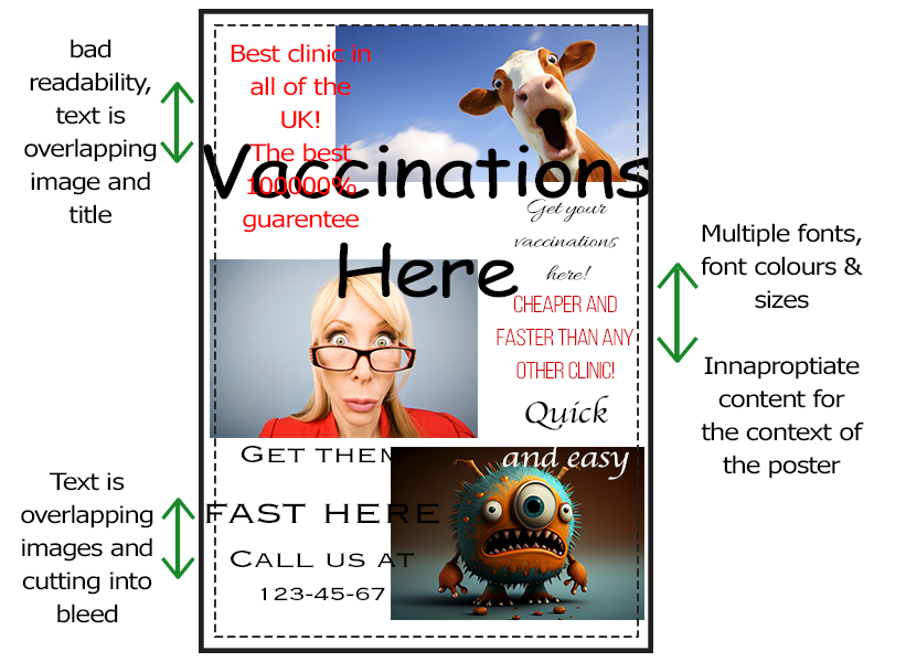 Text and font example