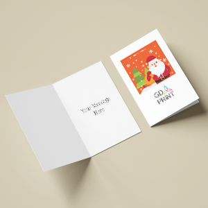 Personalised Charity A6 Christmas Card