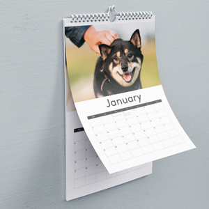 A3 Personalised 2026 Wall Photo Flip Calendar