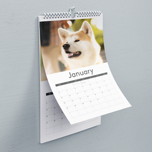 A4 Personalised 2026 Wall Photo Flip Calendar