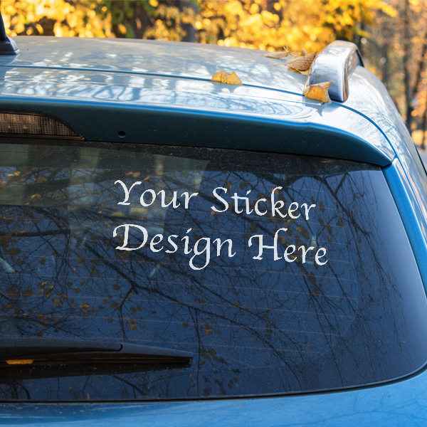 JR Decal Car Window Sticker – Black Vinyl, Removable, Art Design For Car Or Wall