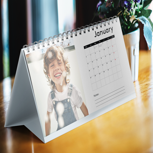 A5 Personalised 2026 Desk Flip Calendar