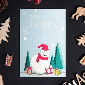 Personalised Economy A6 Christmas Card