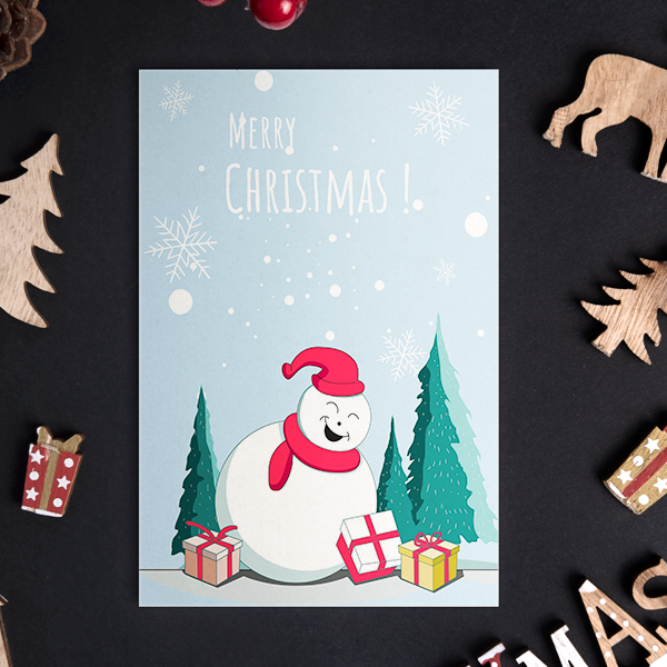 Personalised Economy A6 Christmas Card