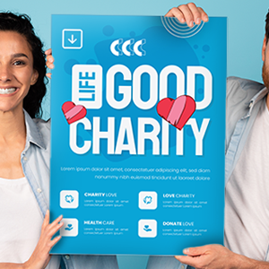 VAT Free Charity Poster