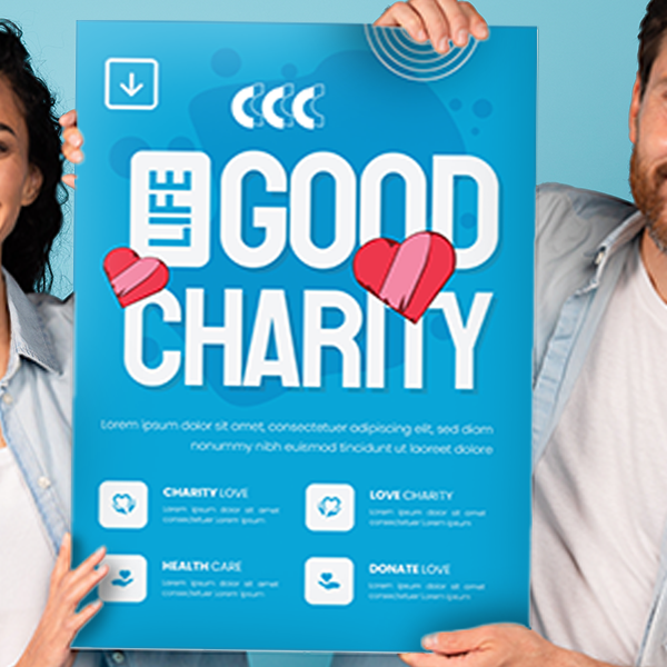VAT Free Charity Poster