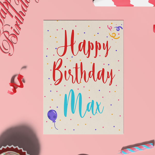 Design Your Own Custom A6 Card