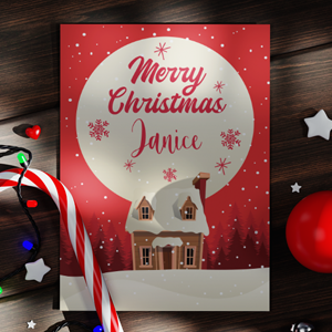 Premium A5 Christmas Card