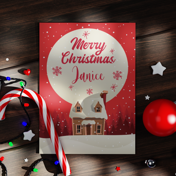 Premium A5 Christmas Card