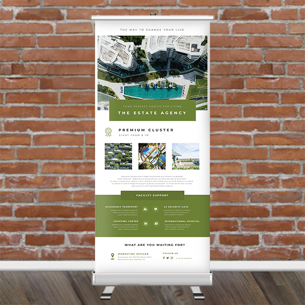 Printed Roller Banner