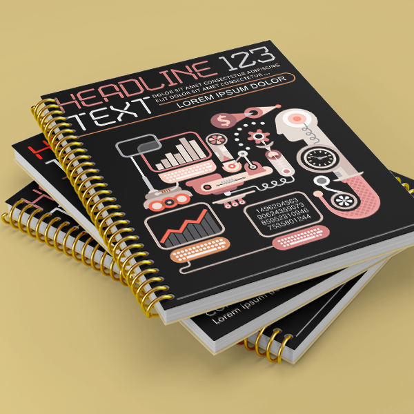 Spiral Bound A5 Booklet Printing