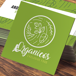 Square Eco Friendly Business Cards