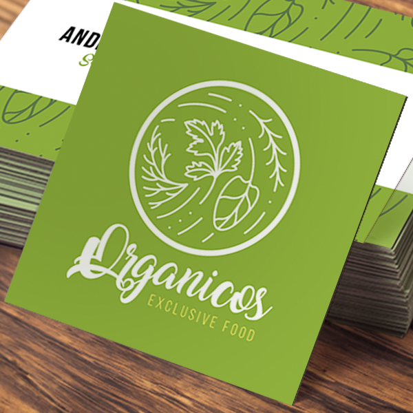 Square Eco Friendly Business Cards