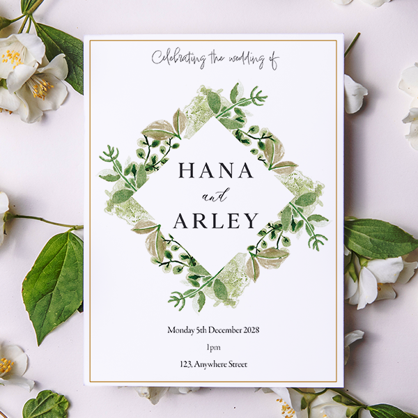 Wedding Order of Service 12 page A5