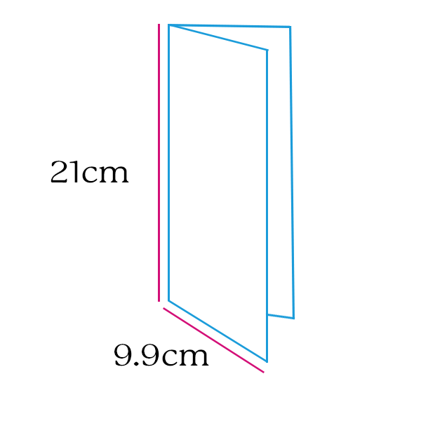A4 Folded to DL
