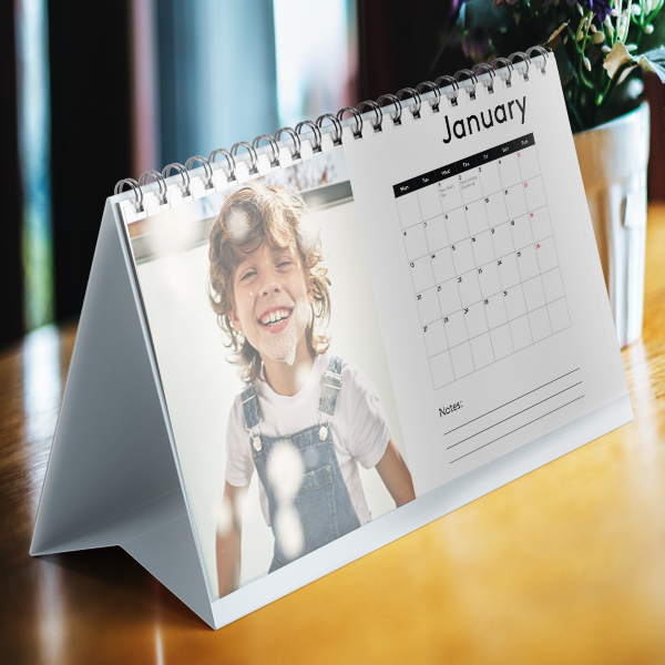 A5 Personalised 2026 Desk Flip Calendar 1