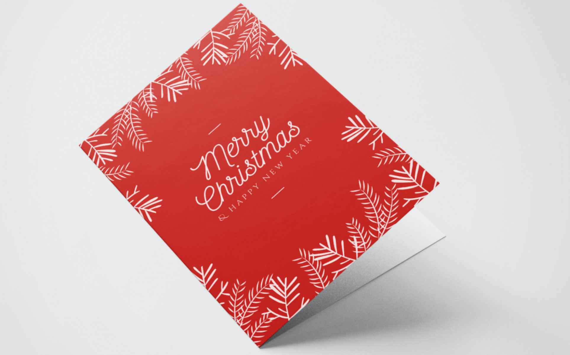 Red Christmas Card
