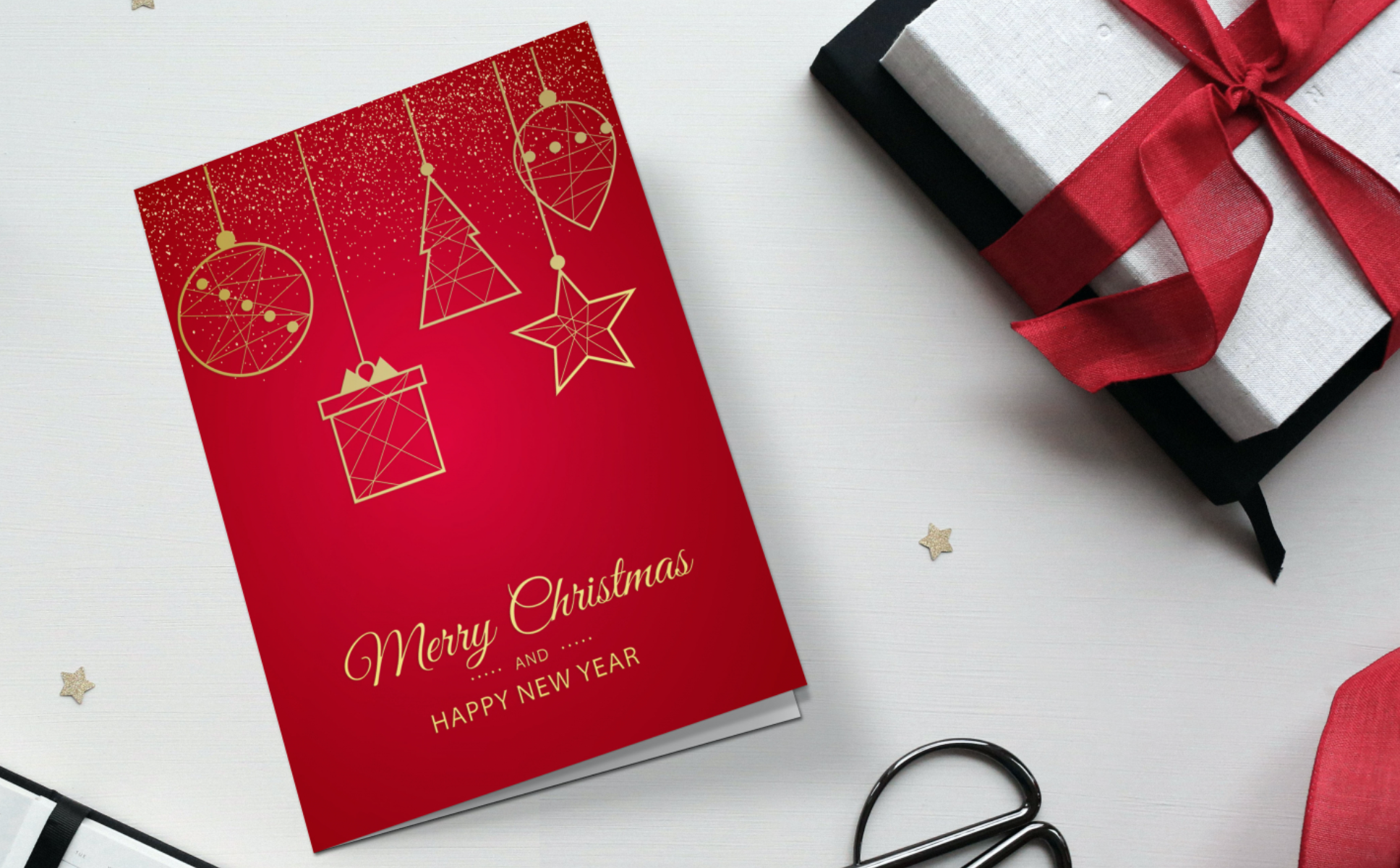 Scodix Gold Foil Christmas Card