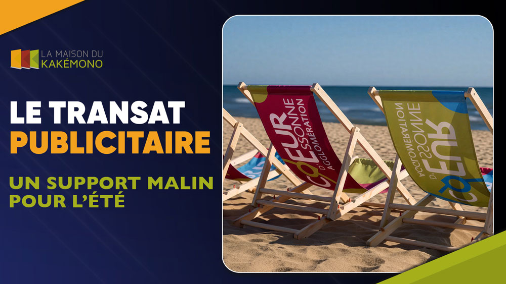 Transat publicitaire personnalisé