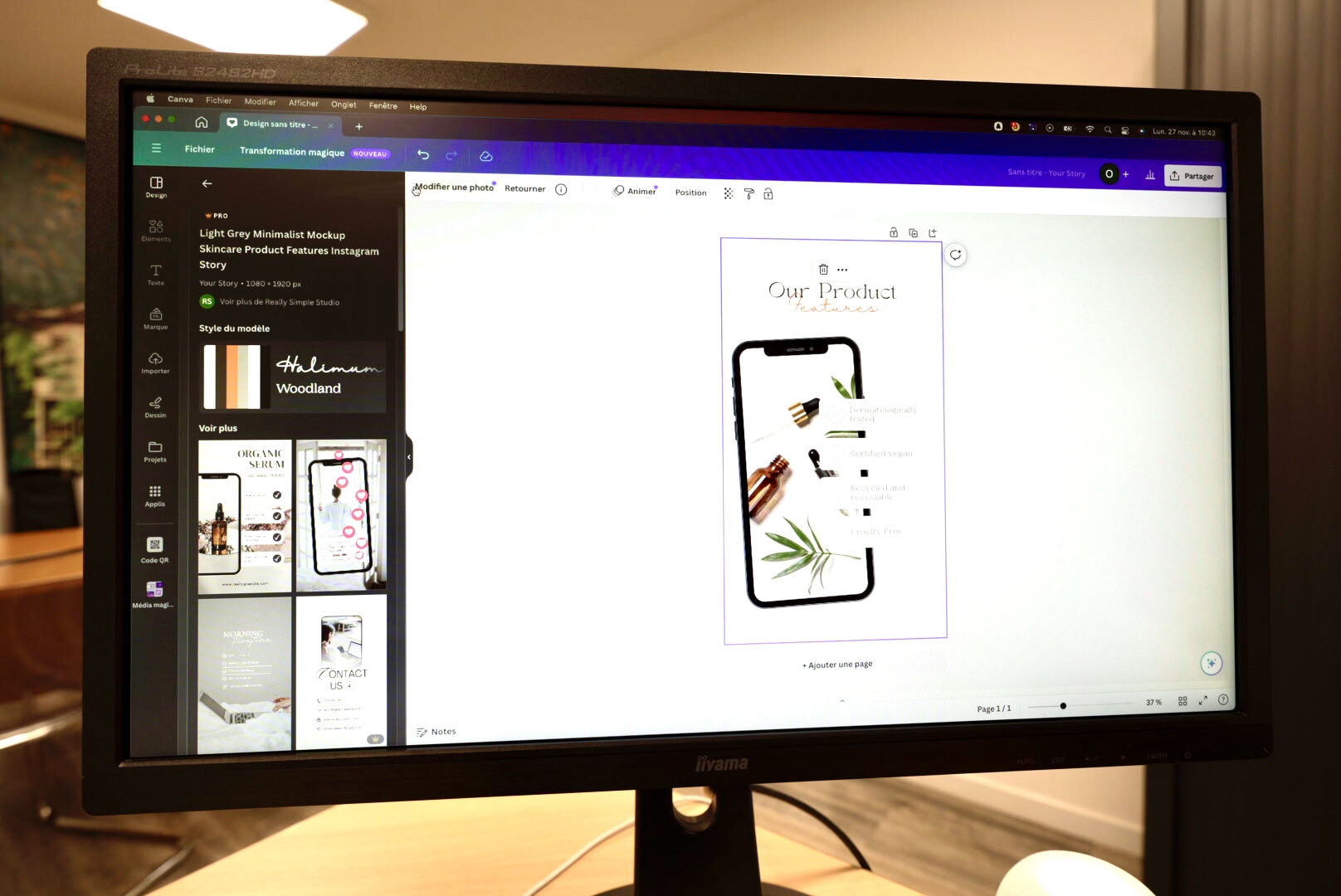 Créer un kakémono avec Canva