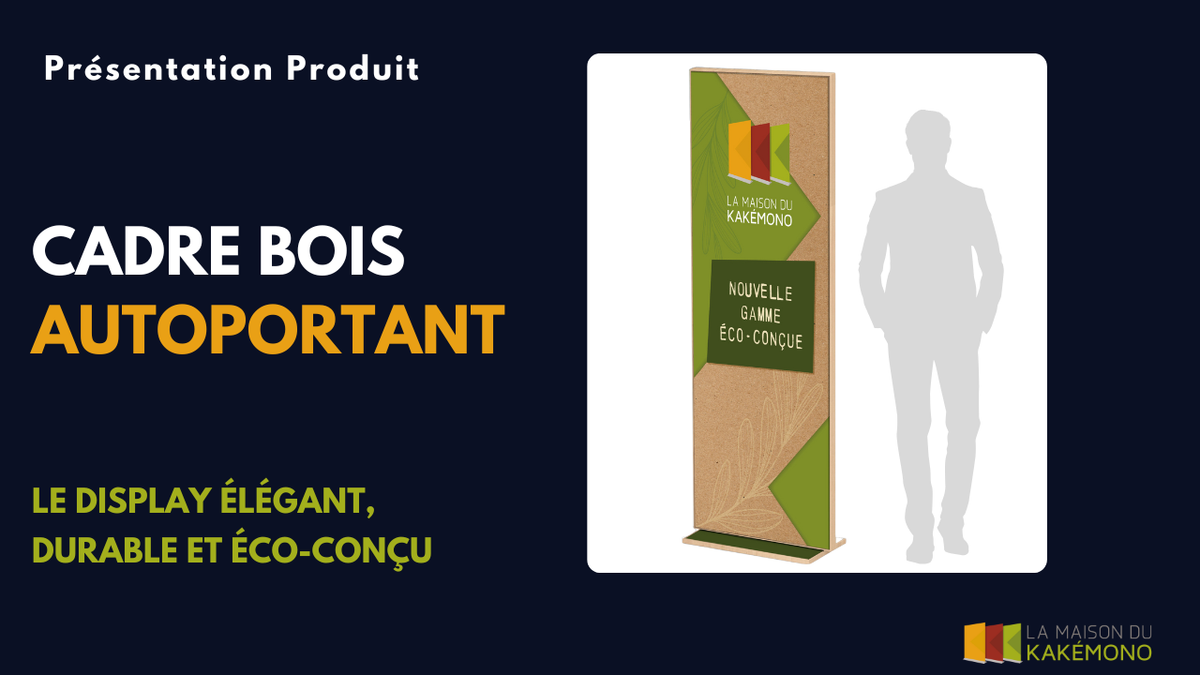 cadre autoportant en bois