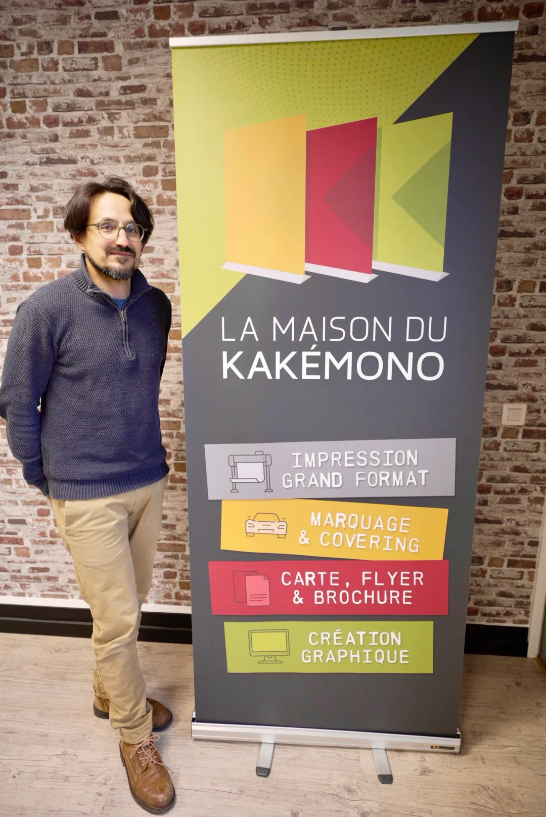 Roll-up 85x200 cm - La Maison du Kakemono
