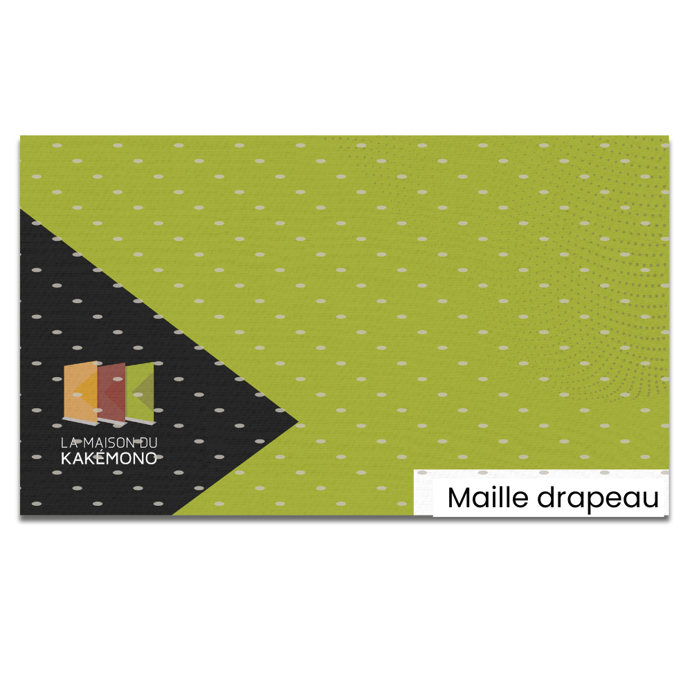 Maille de drapeau imprimée en sublimation pour banderole textile