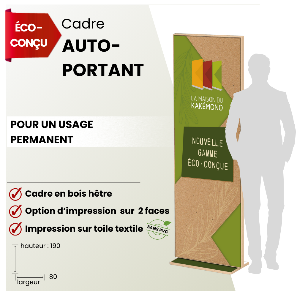 cadre autoportant bois